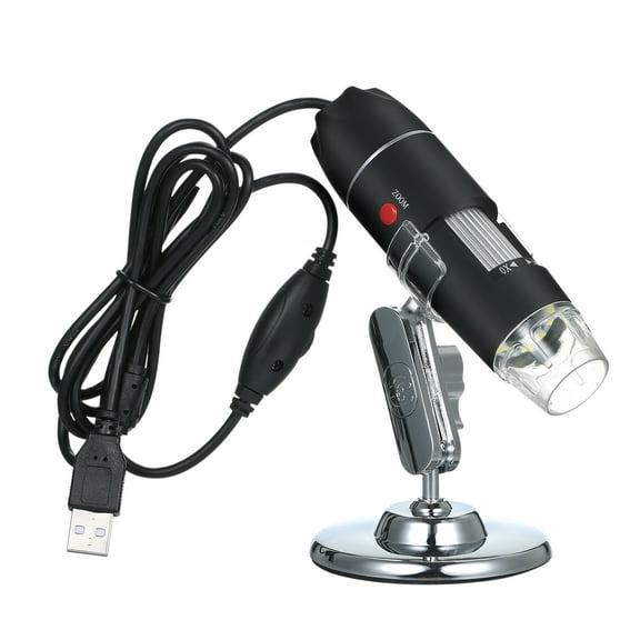 Nishore Microscope,8 Leds With 1600x Camera 8 With Stand Portable Usb Microscope Stand Portable Handheld U-sb 8 L-eds With