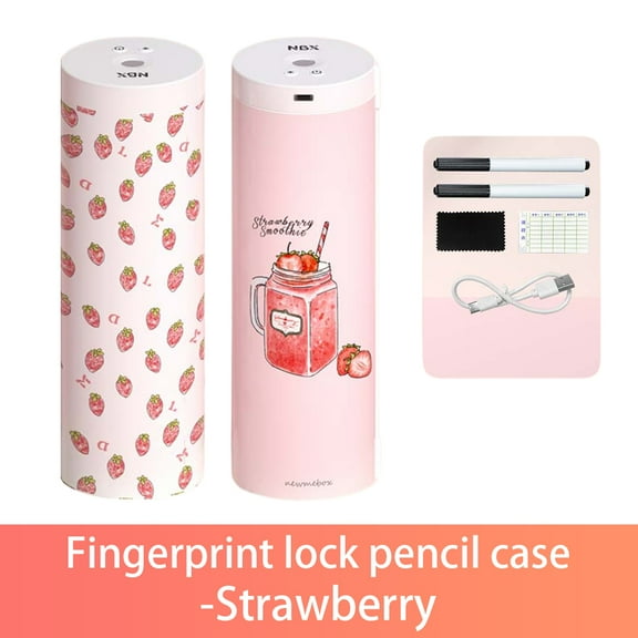 Nishore Pencil Case,Lock Pencil Stationery Box Mirror Stationery Layer Cute Pen With Cute Pen With Mirror Pencil Layer