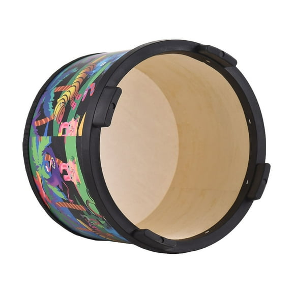 Nishore Percussion Instrument,2 Drum Musical Drum Percussion 8-inch With 2 Drum Birthday Floor Drums Buzhi Floor Drums With Percussion 8-inch Floor Hxber Wotao Huiop