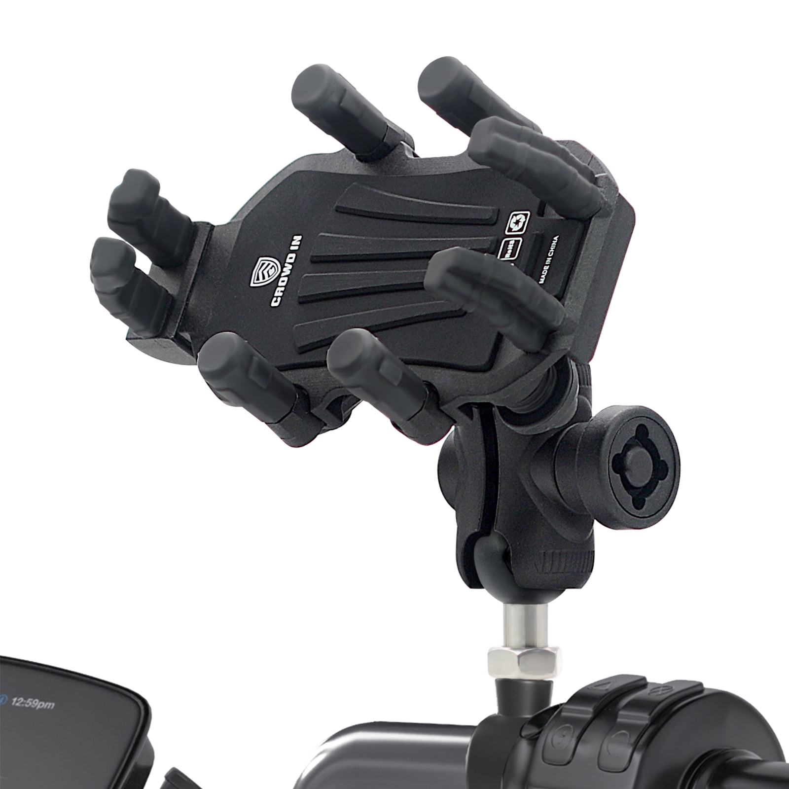 Nishore Phone Mount,Rotation Motorbike -theft Cell Adjustable Cell Adjustable Rotation Adjustable Rotation Motorbike Ball Head Mount Vibration Dampener -theft Mount With Vibration Siuke