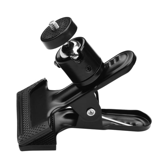 Nishore Photography Clamp,Camera Head 1 Pcs Ball Head 1 Clamp With Rotatable Metal Clamp With Bortt Ainn Qisuo Buzhi