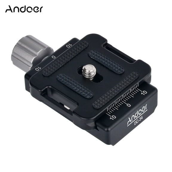 Nishore Quick Release Plate,Screw Qr Head Clamp Adapter With Quick Plate Adapter With One 1/4 Screw Qr Plate Clamp Plate 1/4 Screw With One Quick Buzhi Eryue Qisuo Bortt 1 4 -34 Silver Plate 1 4