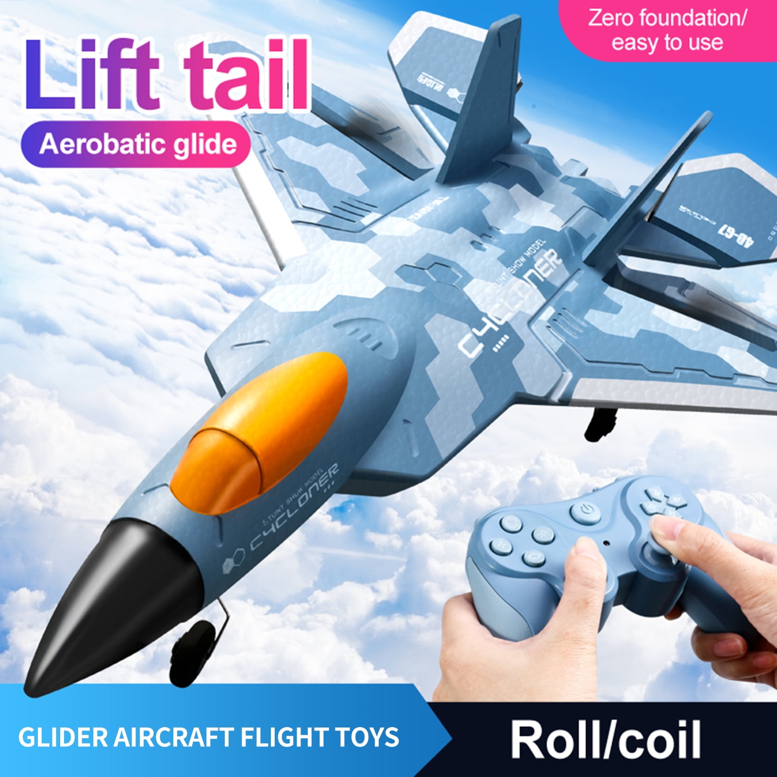 Nishore Remote intelligent device,Rudder To Remote Airplane 3 Channel