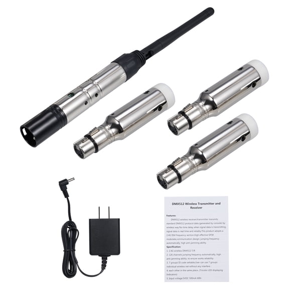 Nishore Signal Transceiver,Receiver Set 126 Channels Disco Ktv Dj Party