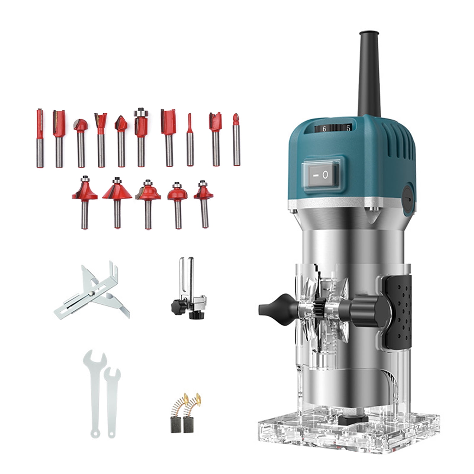 Nearshore Router Nishore Slotting machine,33000rpm 800w Hand With 6 Palm Wood Router ...