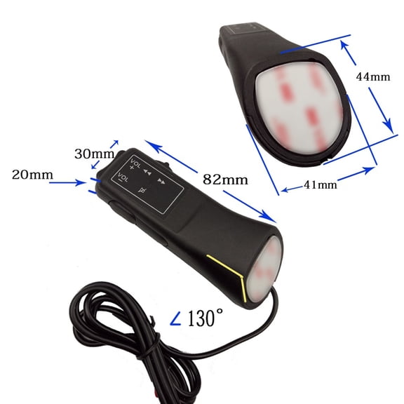 Nishore Steering wheel button,Remote Wired Auto Wheel Button Remote Car Wheel Button Wheel Buttons Remote 5 Universal Car Mewmewcat Qudai Buzhi