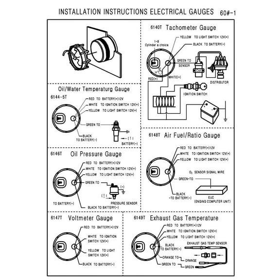 Nishore Tach Gauge,Cup Auto Car Auto Car 2'' Car 2'' 52mm 2'' 52mm 0-8000rpm With Cup Auto Huiop Qahm Qisuo