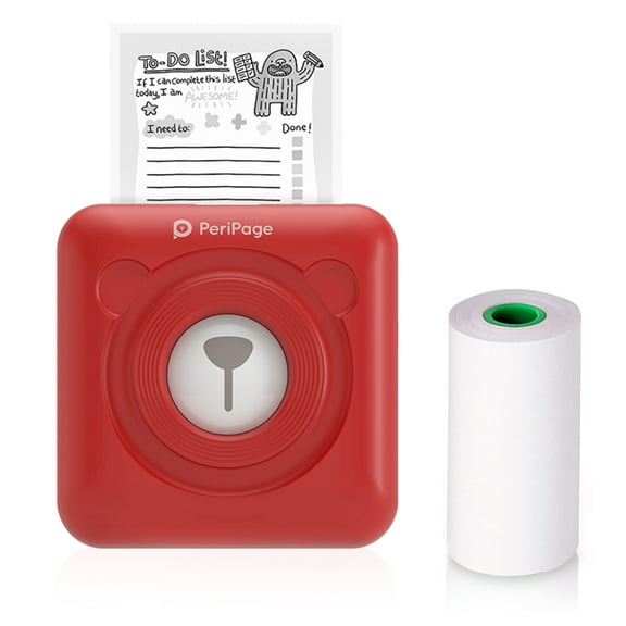 Nishore Thermal Printer,Paper Printer Sticker Notes Journal Receipt Compatible With Android Ar Function Inkless Label Notes Journal Thermal Printer Picture Bt Thermal Printer Receipt Paper Printer