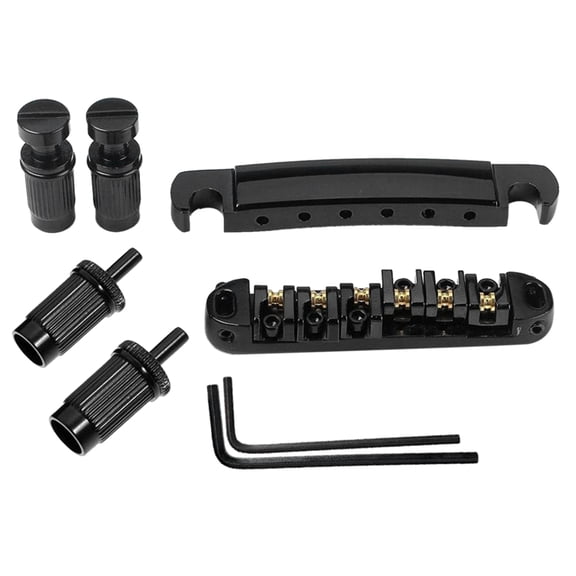 Nishore Tune-O-Matic And Tailpiece,Lower Split Ball And Lower Split Ball Roller Adjustable Split Ball Roller Plate Upper And Upper And Lower Tune-o-matic And Tailpiece Papapi Iuppa Eryue Rusuo
