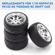 Nishore Tyre,Car Tires 1/10 94122 D5 Drift Tires D5 Yokomo Tires Car Tires 4pcs 1/10 Drift 94122 D5 Yokomo 4pcs 1/10 94122 Eryue Mewmewcat Huiop Buzhi