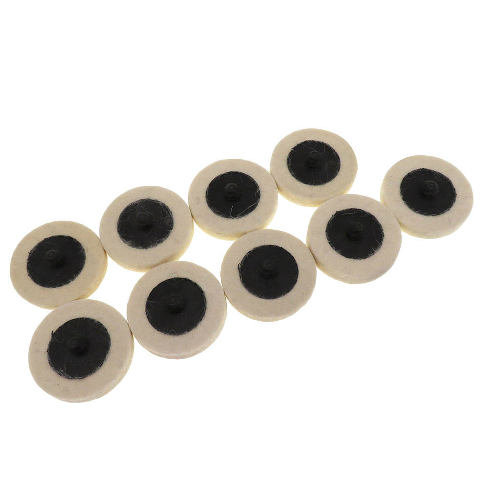 Nishuna 10 Pcs Polishing Disc Pad Universal Quick Replacement 2" Disc Pad Sanding Disc for Car Polishing Supplies
