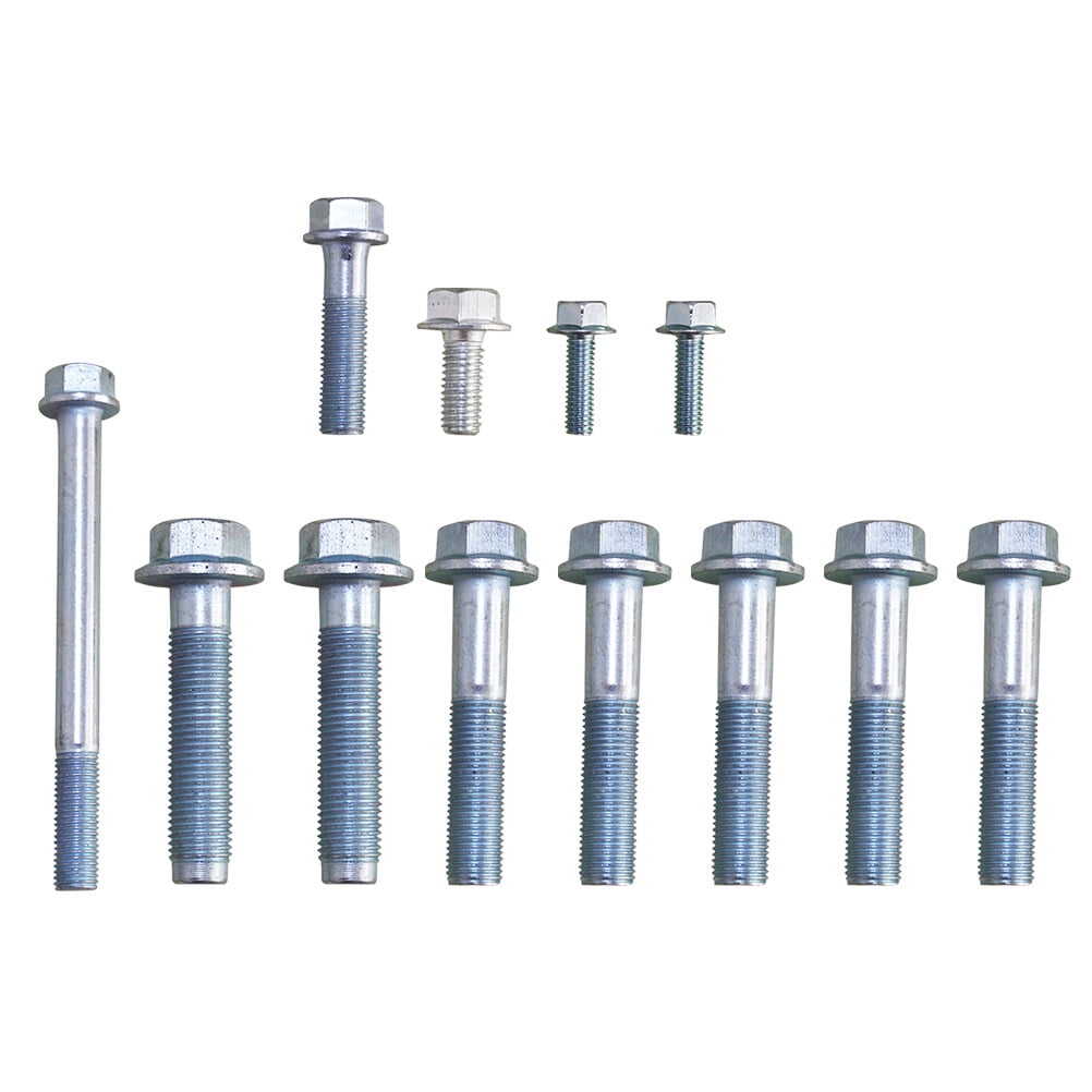 Nishuna 12pcs Engine Stand Bolt Kit LS Series Engines Mounting Bolts