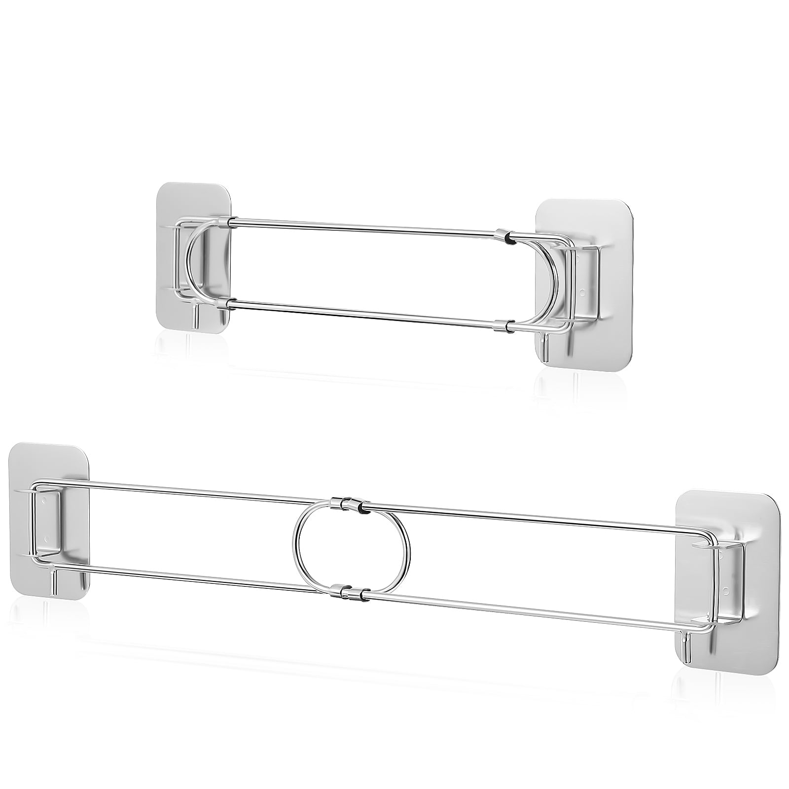 Nishuna 2 Pcs Rv Shower Corner Storage Bar Corner Shower Shelves Bath ...