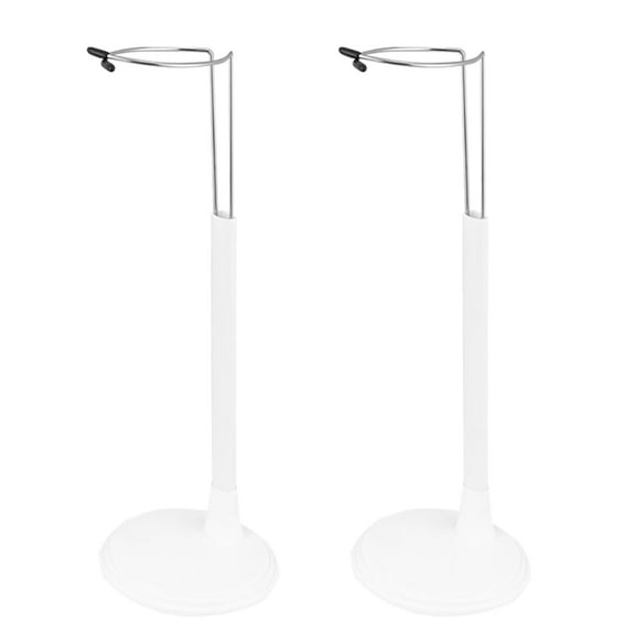 RENACLIPY 2 Pack Rectangular Doll Display Racks for Collectors, Clear Plastic Display Stands for Action Figures