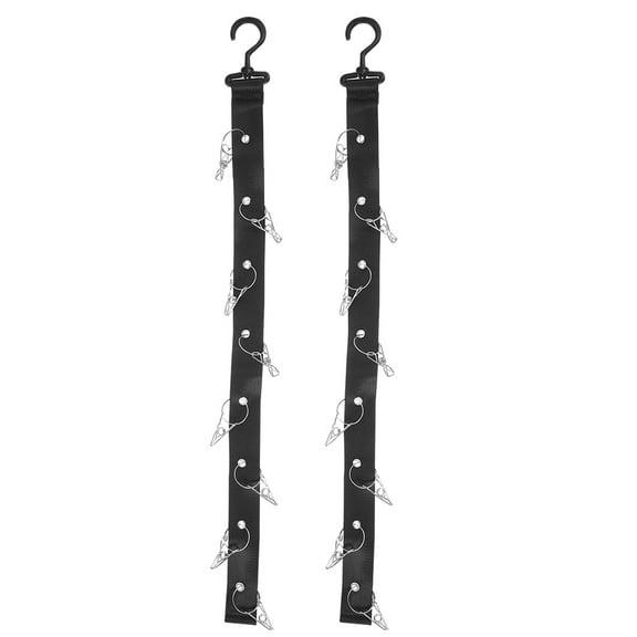 Nishuna 2pcs Hockey Hanger Portable Hanging Drying Rack Sports Gear Organizer Hanging Strap
