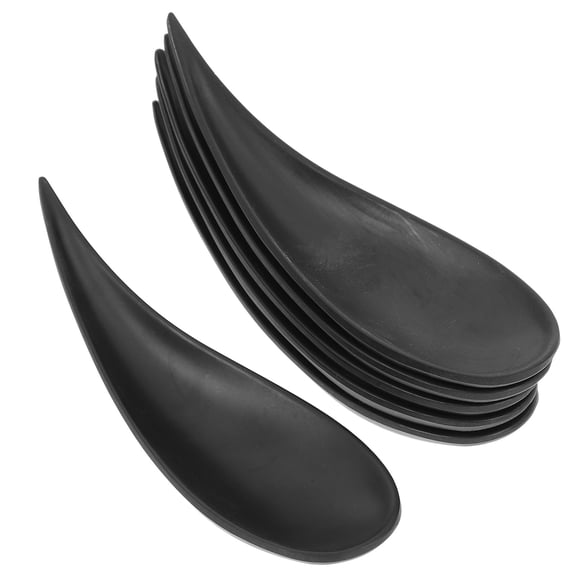 Nishuna 6pcs Japanese Style Tasting Spoons Reusable Tear Drop Appetizer Plates Dessert Tasting Spoons