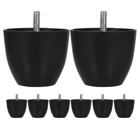 Nishuna 8Pcs Screw On Furniture Glides Furniture Levelers Furniture Feet Levelers Replacements