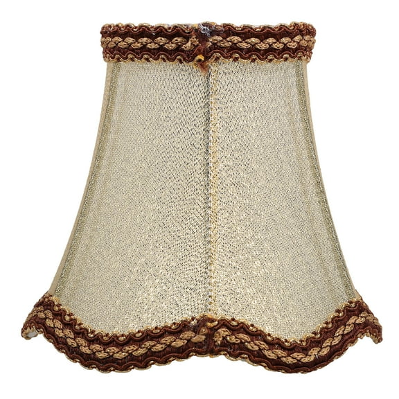 Nishuna Clip on Type Bulb Lamp Shade Replacement Table Lamp Linen Gauze Lampshade