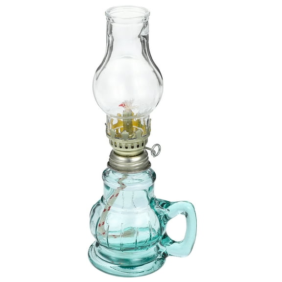 Nishuna Oil Lamp Glass Kerosene Kerosene Oil Lantern for Home Decor Oil Lamps for Indoor