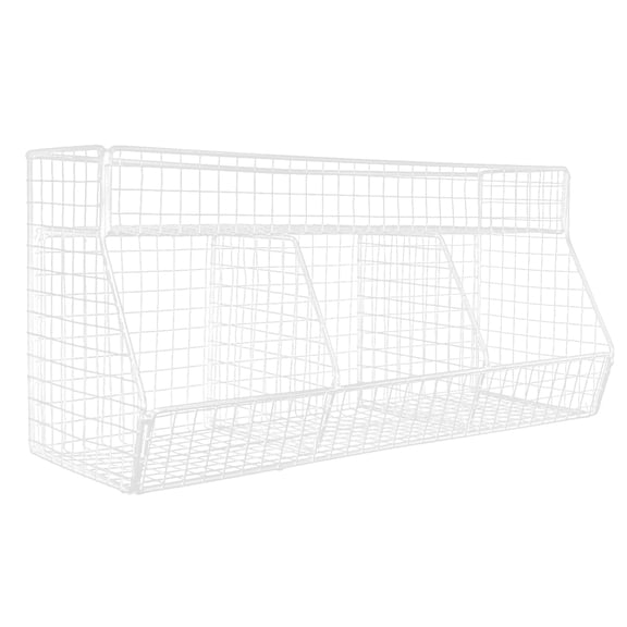 Nishuna Wall Fruit Onion Basket Wall-mounted Scallion Ginger Garlic Metal Wire Basket