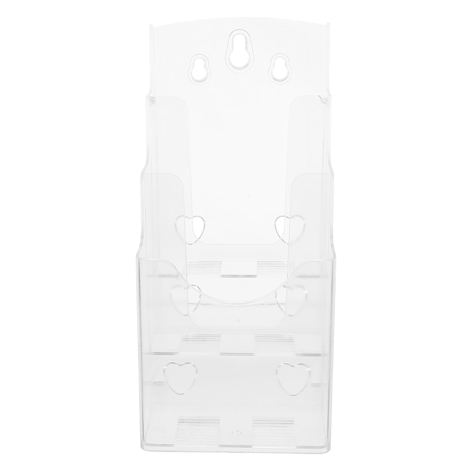 Nishuna Wall Mount File Rack Clear Brochure Holder Desktop Brochure ...