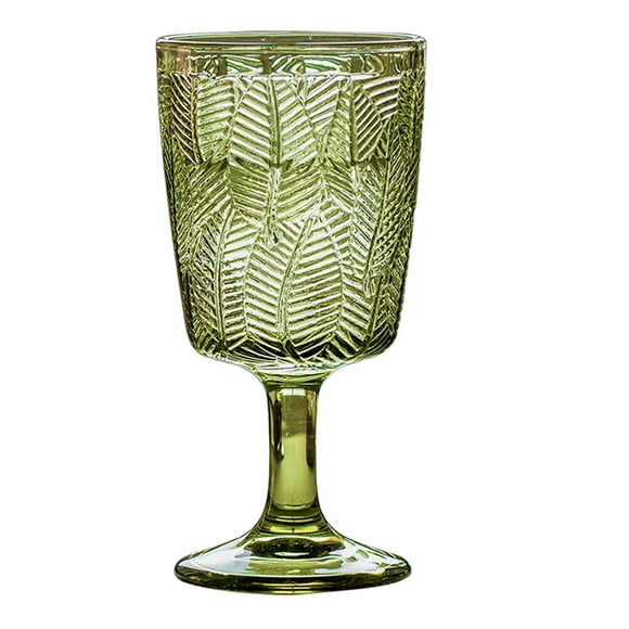 Nishuna Water Goblets 300ml Green Glassware and Drinkware