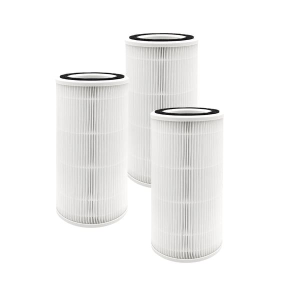 Nisipra AP04 Replacement Filter 3-in-1 HEPA Carbon for Air Purifier Portable Medium Room. 3 Pack
