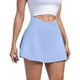 thumbnail image 1 of Nisorays Women's Active Athletic Skort Lightweight Tennis Skirt Perfect for Running Training Sports Golf Blue L, 1 of 9