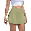 thumbnail image 1 of Nisorays Women's Active Athletic Skort Lightweight Tennis Skirt Perfect for Running Training Sports Golf Green S, 1 of 9