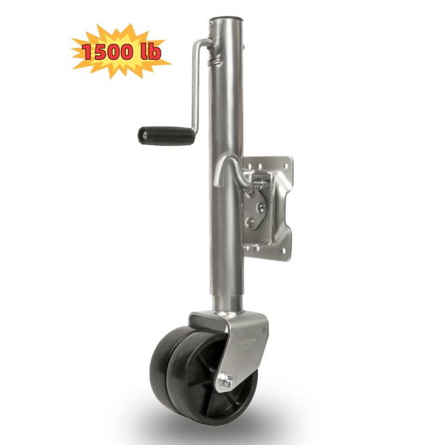 Nisorpa 1500 lb Trailer Jack, Heavy Duty Swivel Boat Trailer Tongue