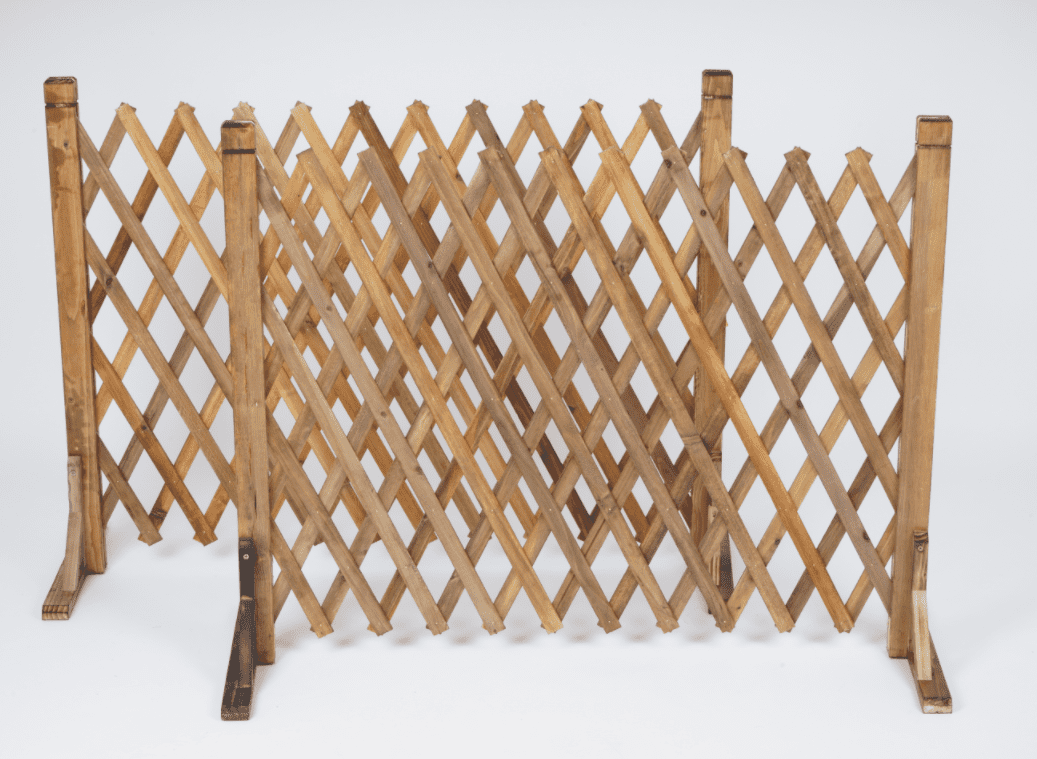 Nisorpa 2 Pack Extendable Instant Wood Fence, Indoor Outdoor Pet ...