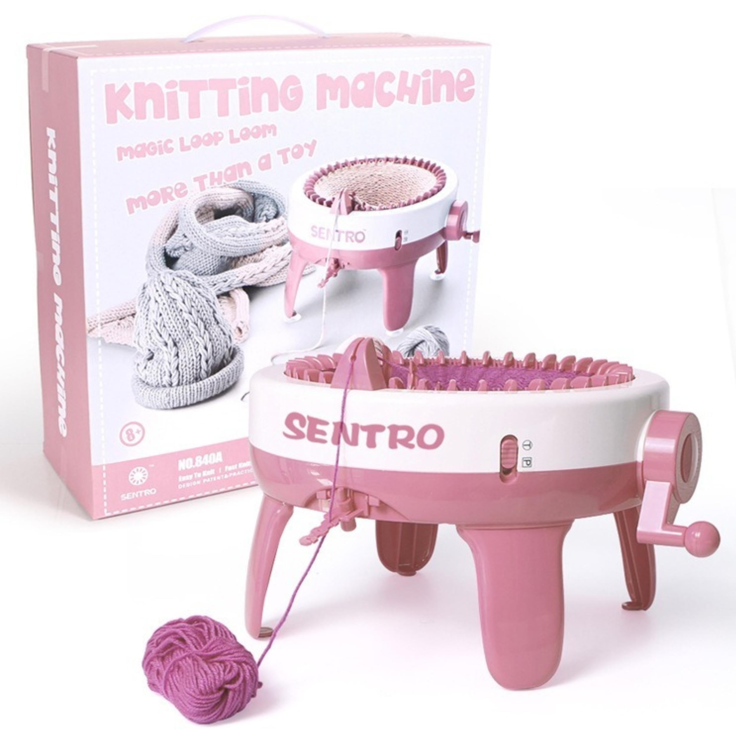 SENTRO 22 Needles Knitting Machines,Smart Weaving Knitting Loom,DIY  Knitting Board Rotary Machine for Adult and Kids Scarves/Hat - AliExpress