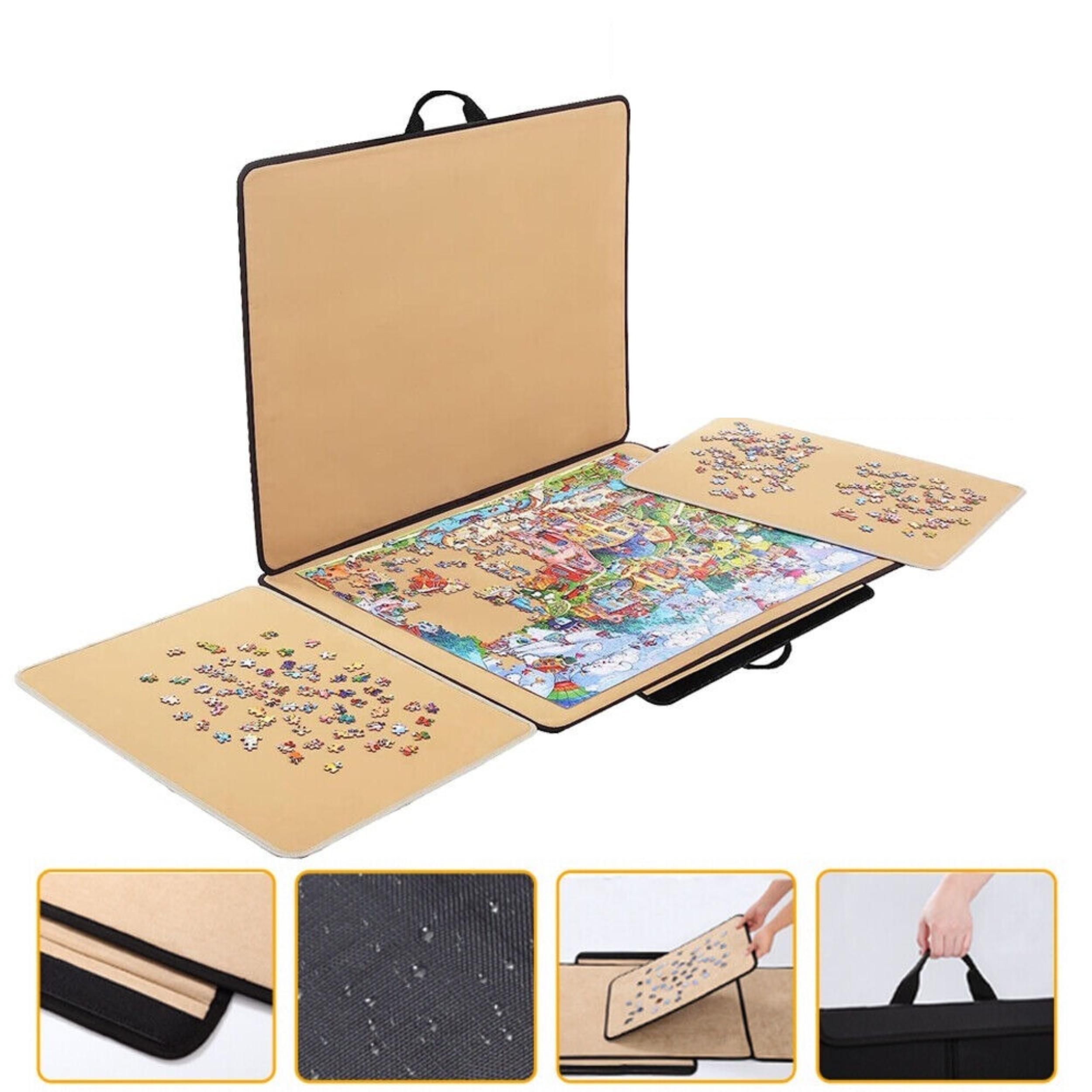 Nisorpa Puzzle Case Storage, Portable Jigsaw 1000 Pieces Board, Puzzle