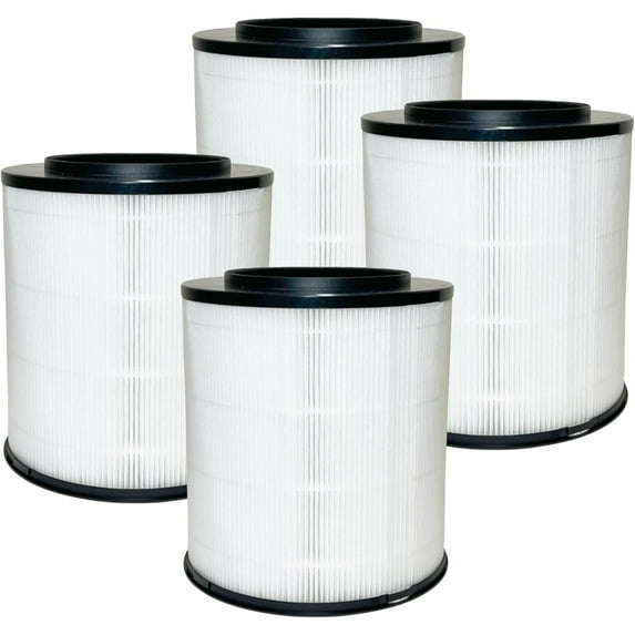 Nispira 12030 H13 HEPA Activated Carbon Filter Replacement for Clorox Air Purifier 11030 & 11031 Medium Room Removes Smoke, VOCs, Odor  4 Pack