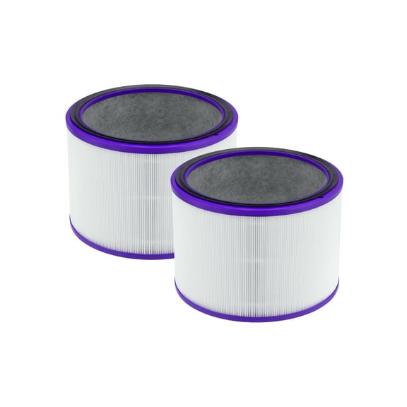 Nispira 2 in 1 HEPA Filter + Activated Carbon Filter Compatible with Dyson HP01, HP02, DP01 Pure Cool Link Desk & Pure Hot Air Purifiers. Compared to Evo Filter Part 968125-03. 2 Units
