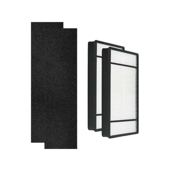 Nispira 2 True HEPA 2 Carbon Pre Filter H / B for Honeywell Air Purifier HPA050 /150 HPA060 /160 HHT055 /155