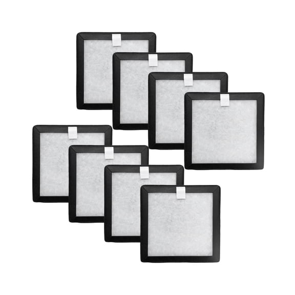Nispira 2-in-1 Activated Carbon Replacement Filter For Potulas Compact Desktop Air Purifier, 8 Packs
