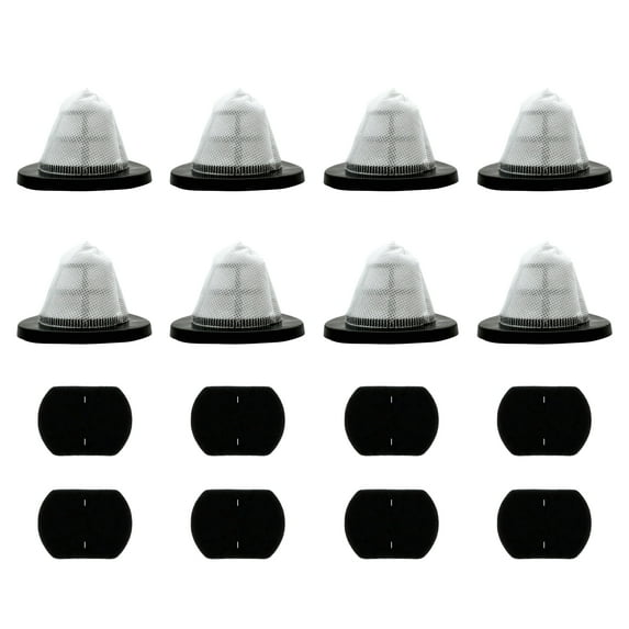 Nispira 2030 Lightweight Vacuum Filter Replacement with Foam For Bissell Corded Stick Vacuum Cleaner 2030, 20303, 20306, 20307, 20309, 2030K, 2030U, 2030B Part #1611501, 8 Pack