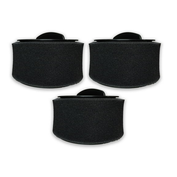 Nispira 2037913 HEPA Foam Filter for Bissell 9 10 12 Helix PowerGroom CleanView 18M9W, 68C77, Turbo 203-7913, 32R9,1240, 12B1C, 22C1, 32Y7, 3 Pack