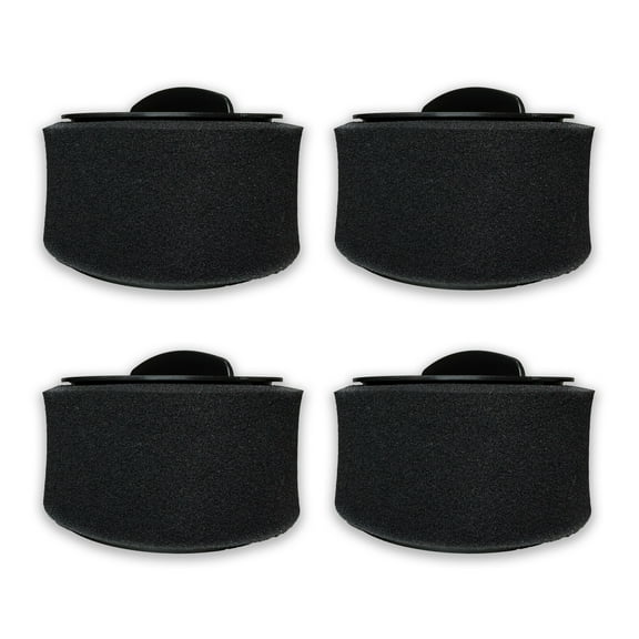 Nispira 2037913 HEPA Foam Filter for Bissell 9 10 12 Helix PowerGroom CleanView 18M9W, 68C77, Turbo 203-7913, 32R9,1240, 12B1C, 22C1, 32Y7, 4 Pack