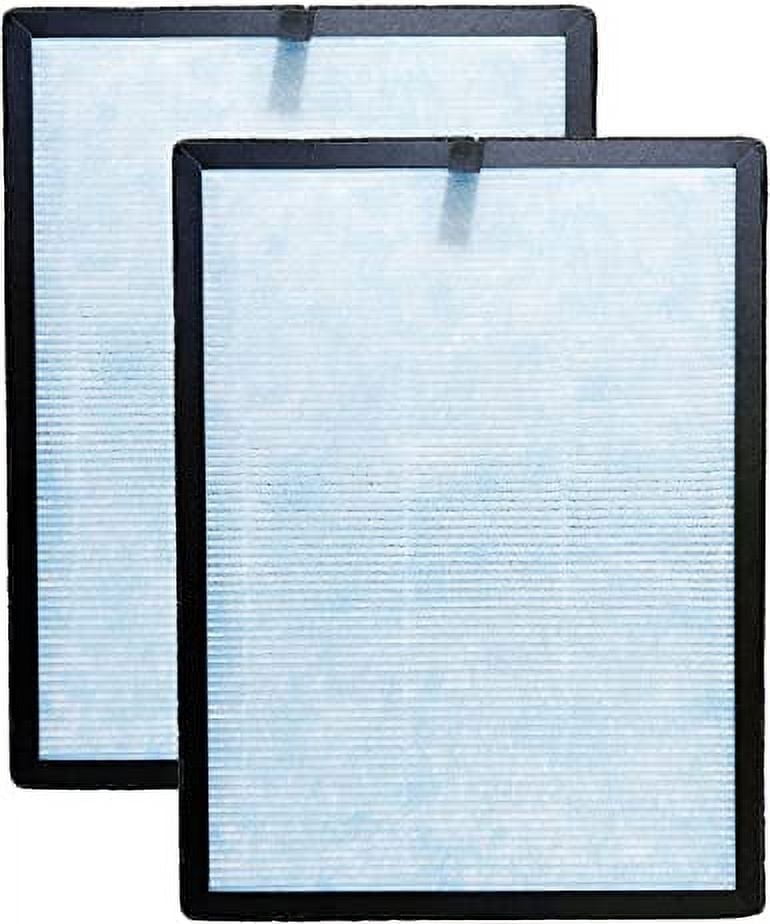 Nispira 3-in-1 Blue True HEPA Activated Carbon Filter Replacement For AP1002 Air Purifier | Compatible with Airtok | Remove Odors Smoke | 2 Packs