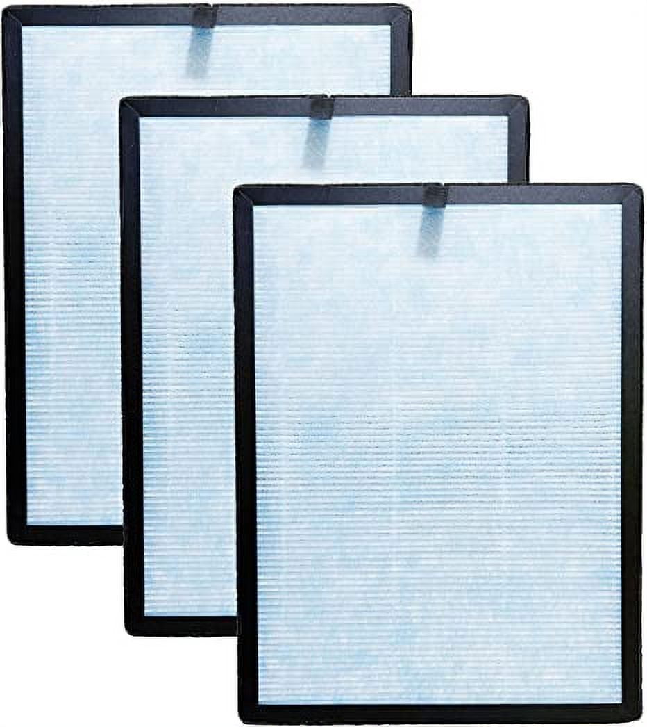 Nispira 3in1 Blue True HEPA Activated Carbon Filter Replacement For