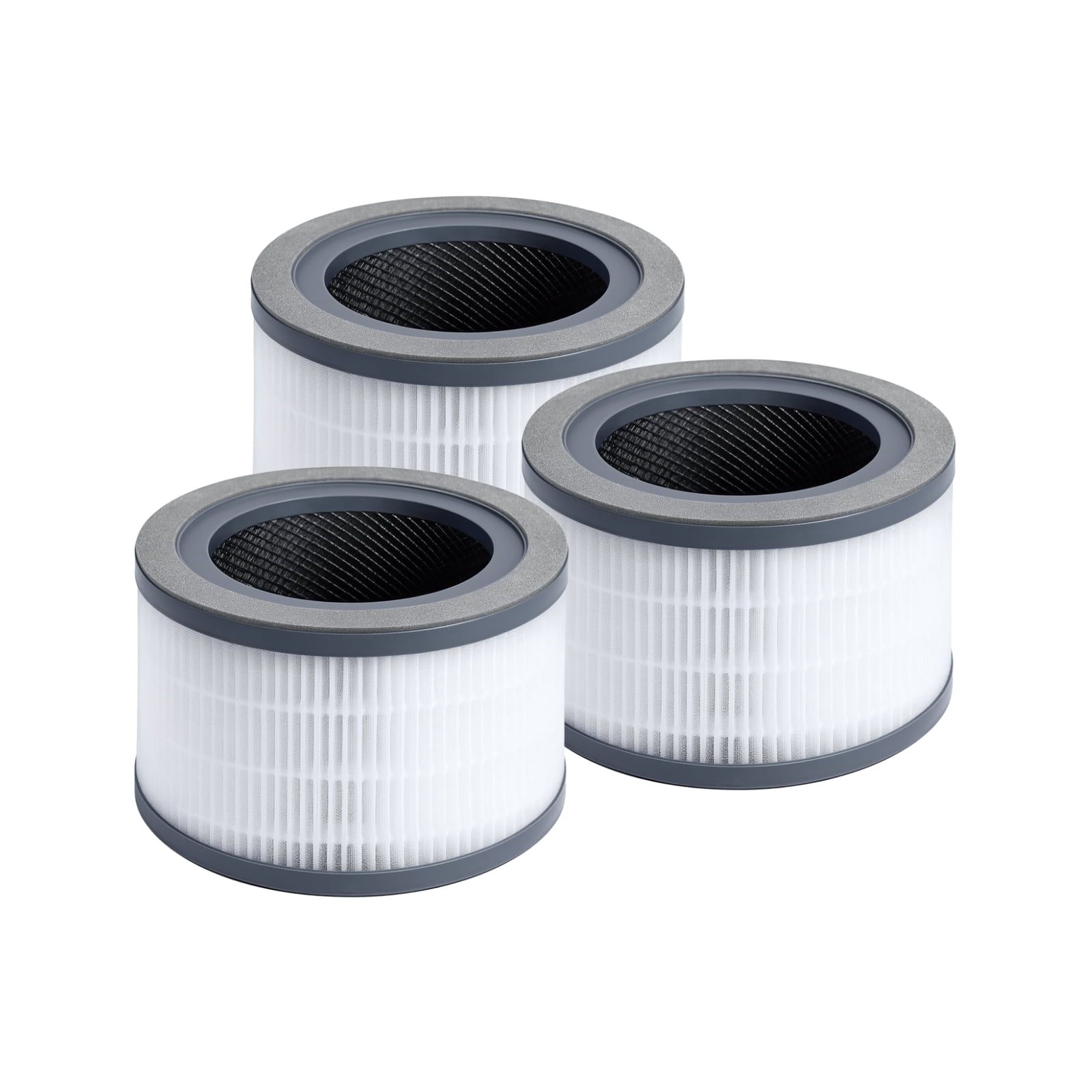 Nispira 3-in-1 HEPA Air Filter Replacement Compatible with Vista 200 Air Purifier Part Vista 200-RF. 3 Filters