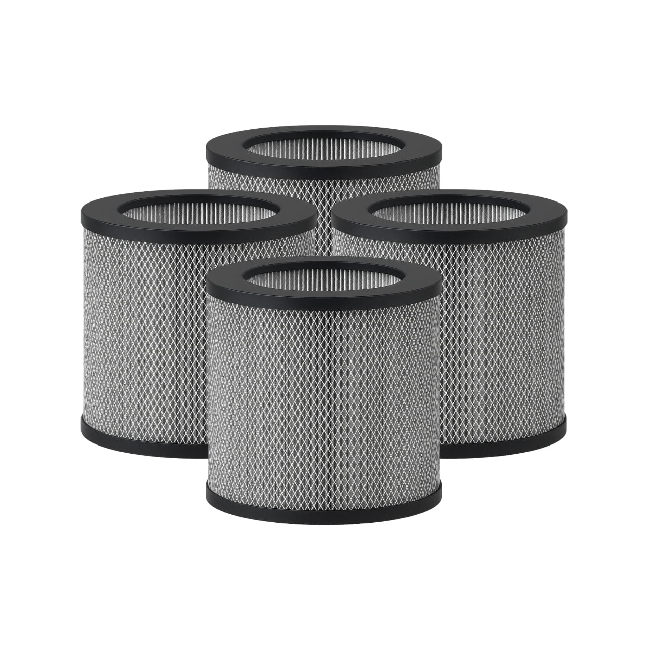Nispira 3-in-1 True HEPA + Carbon Filter Replacement Compatible with Bissell MYair Purifier Air Purifier 2780A Part 2801. 4 Filters