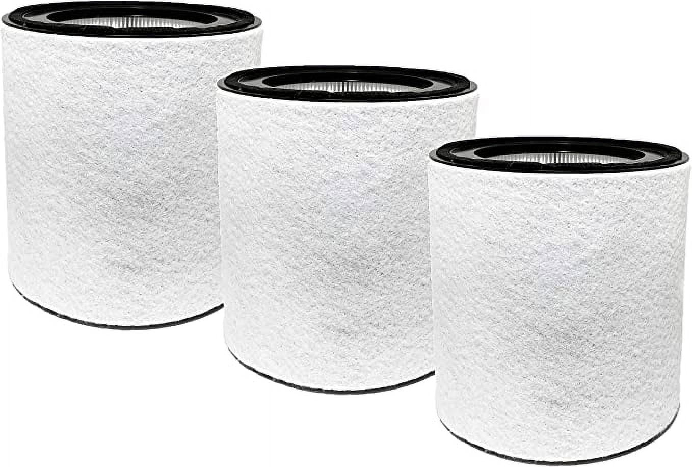 Nispira 3-in-1 True HEPA Filter Replacement with Activated Carbon Compatible with Z-3000 TruSens Large Air Purifier, 3 Pack