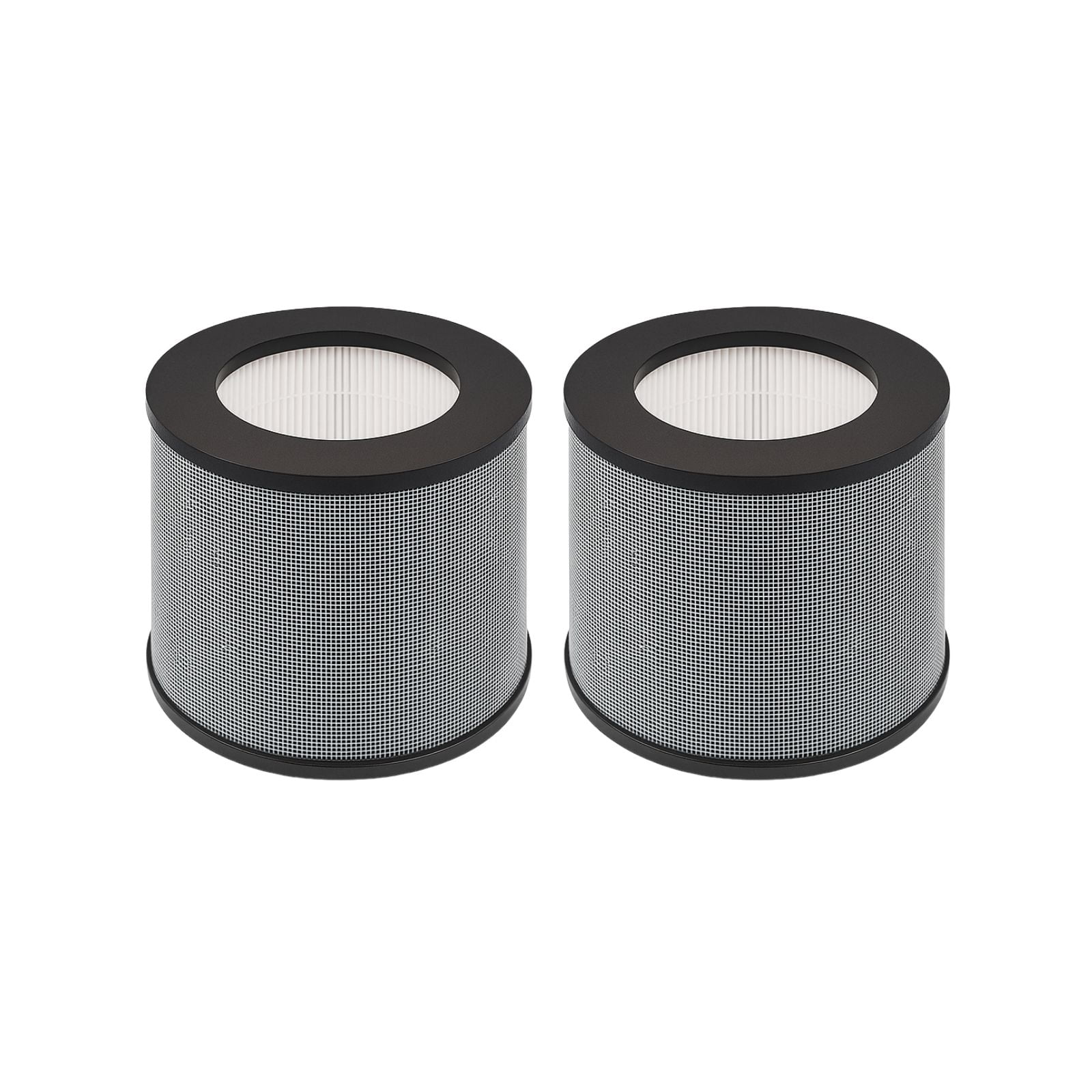 Nispira 3-in-1 True HEPA Replacement Filter for Air Purifier | Compatible with TaoTronics TT-AP006 | Remove Smoke, Dust, Pollen | 2 Pack