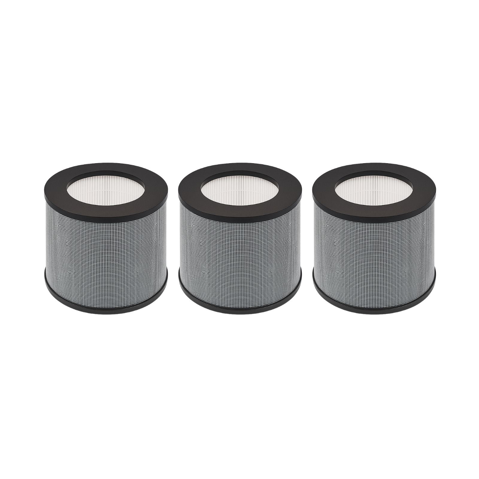 Nispira 3-in-1 True HEPA Replacement Filter for Air Purifier | Compatible with TaoTronics TT-AP006 | Remove Smoke, Dust, Pollen | 3 Pack