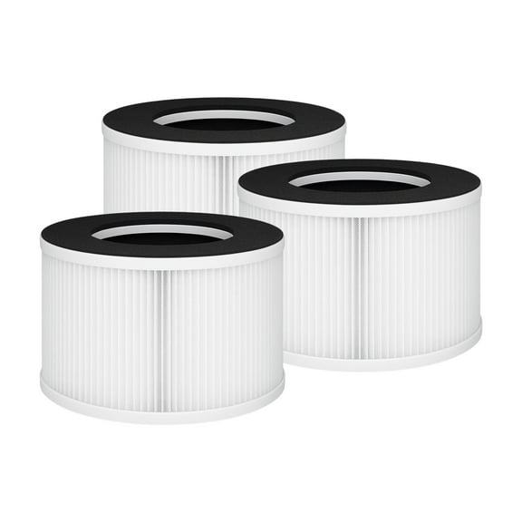 Nispira 4-in-1 True HEPA Replacement Filters Compatible with Tredy Air Purifier TD-1500, 3 Pack