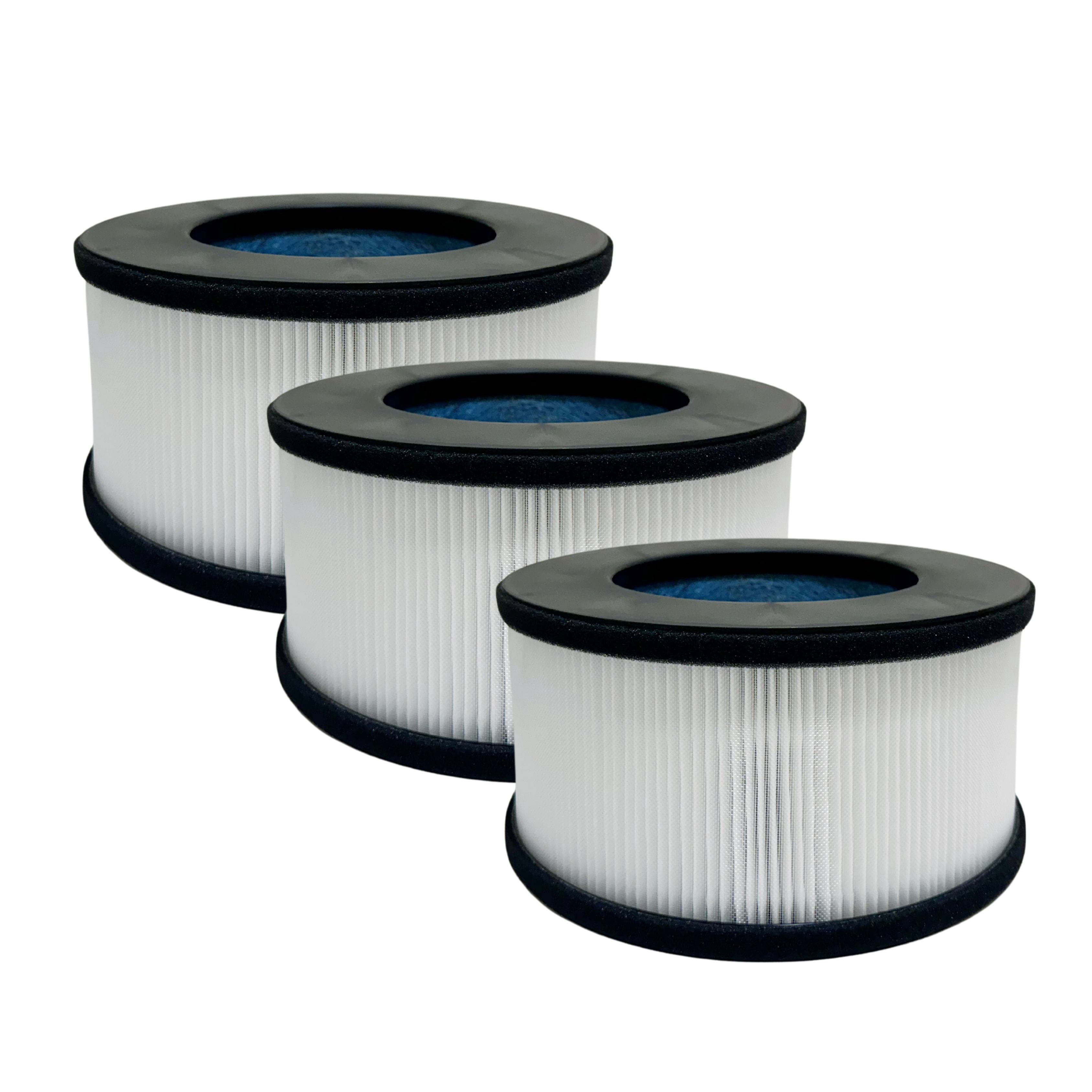 Nispira AF-3222 True HEPA Replacement Filter | Compatible with Bulex AF-3222 HEPA Air Purifier | Removes Smoke, VOCs, Odor | Pack of 3