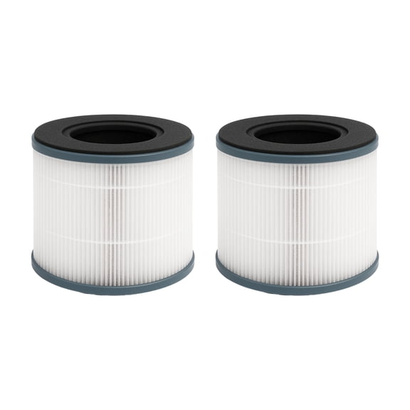 Nispira AP-T10 AP-T10FL 3-In-1 Activated Carbon True HEPA Filter Replacement For Homedics Air Purifier AP-T10-BK AP-T10-WT 2 Packs